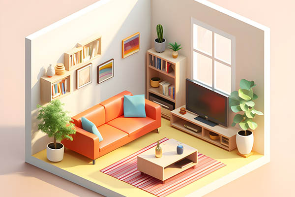 2D and 3D Interior